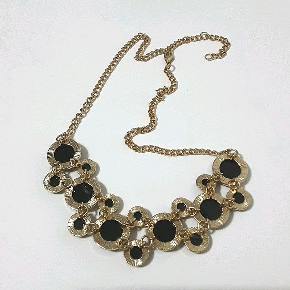 Gold Plated Choker Necklace Fashion Jewelry Accessory - Picture 8 of 8